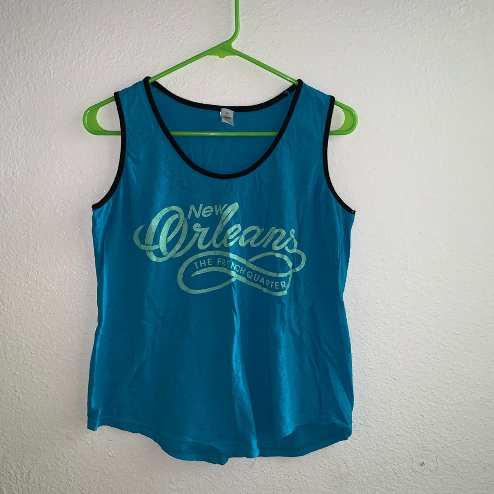 NOLA French quarters sleeveless tee